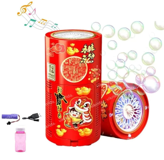 Firework bubble machine